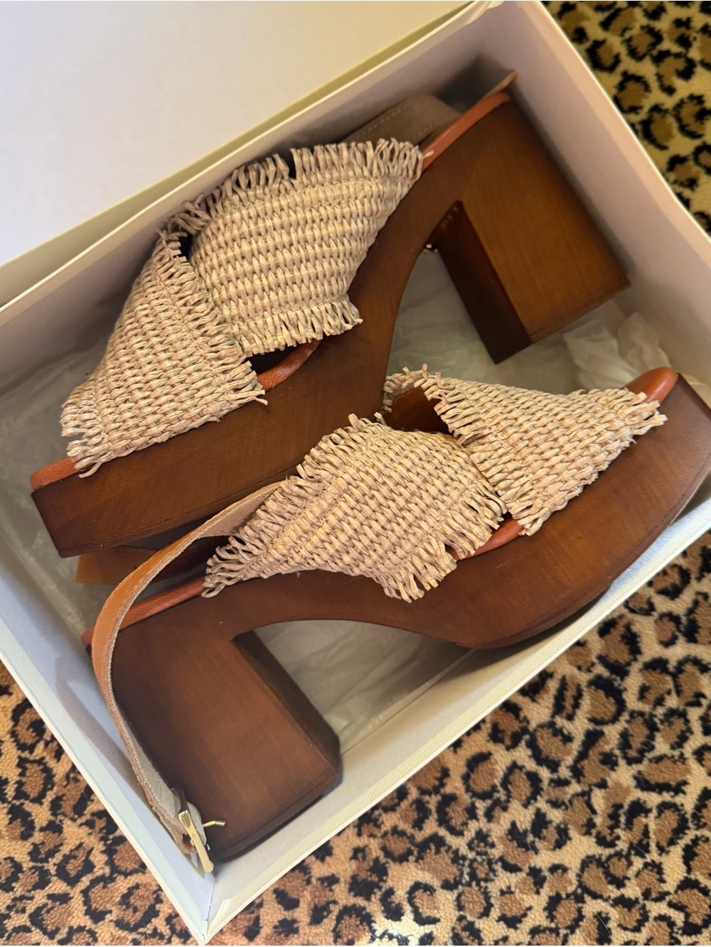 Cordani Wendy Wedge Sandals – Made in Italy – Size 40 – New/Never Worn
